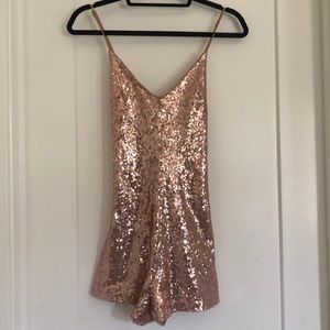 Sequin romper